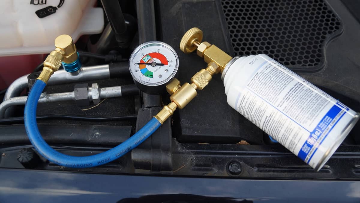 kit recharge climatisation gaz + raccord, gaz pour clim voiture